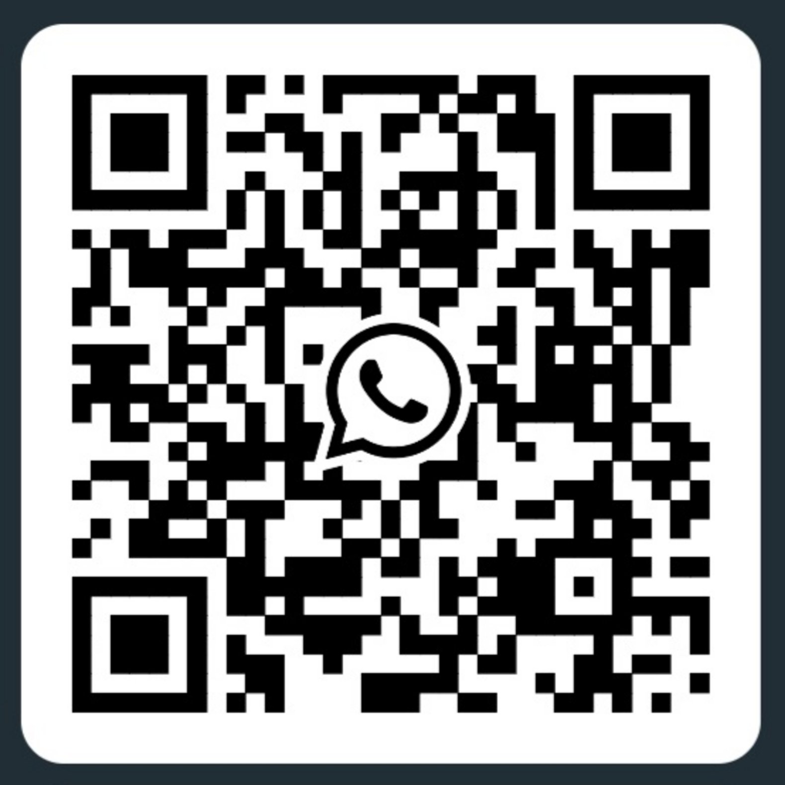 QR-Code für die Hochschulsportgruppe auf WhatsApp des Campus Horb