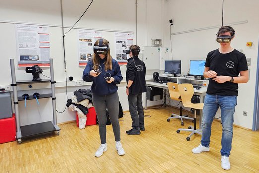 Virtual Reality Labor - Schulbesuch des TG Rottweil am Campus Horb der DHBW Stuttgart