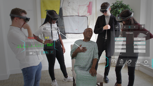 Patientenbeobachtung mit Hilfe der HoloLens Brille
