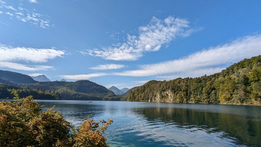 Internationale Studierende besuchen Schloss Neuschwanstein