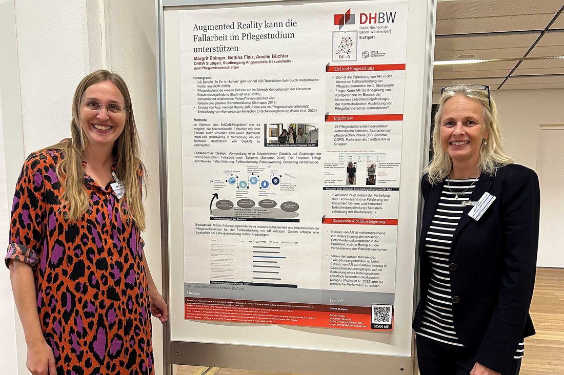 Prof.in Dr. Bettina Flaiz und Prof.in Dr. Margrit Ebinger von der DHBW Stuttgart