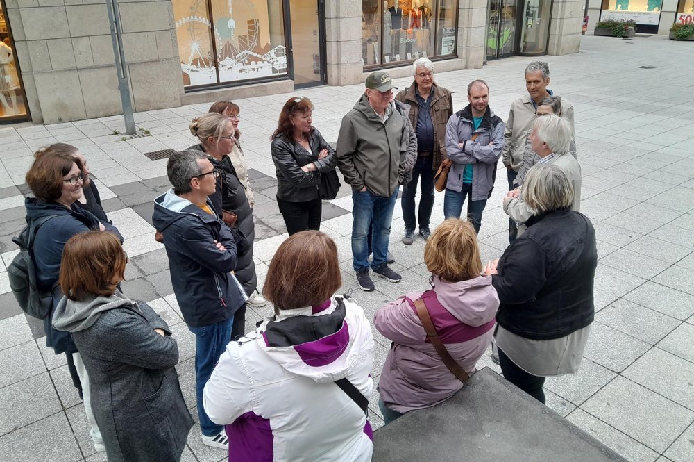 Förderverein mit echtem Kommissar den Tätern auf der Spur