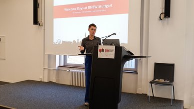 Welcome Days an der DHBW Stuttgart: Begrüßung der internationalen Studierenden