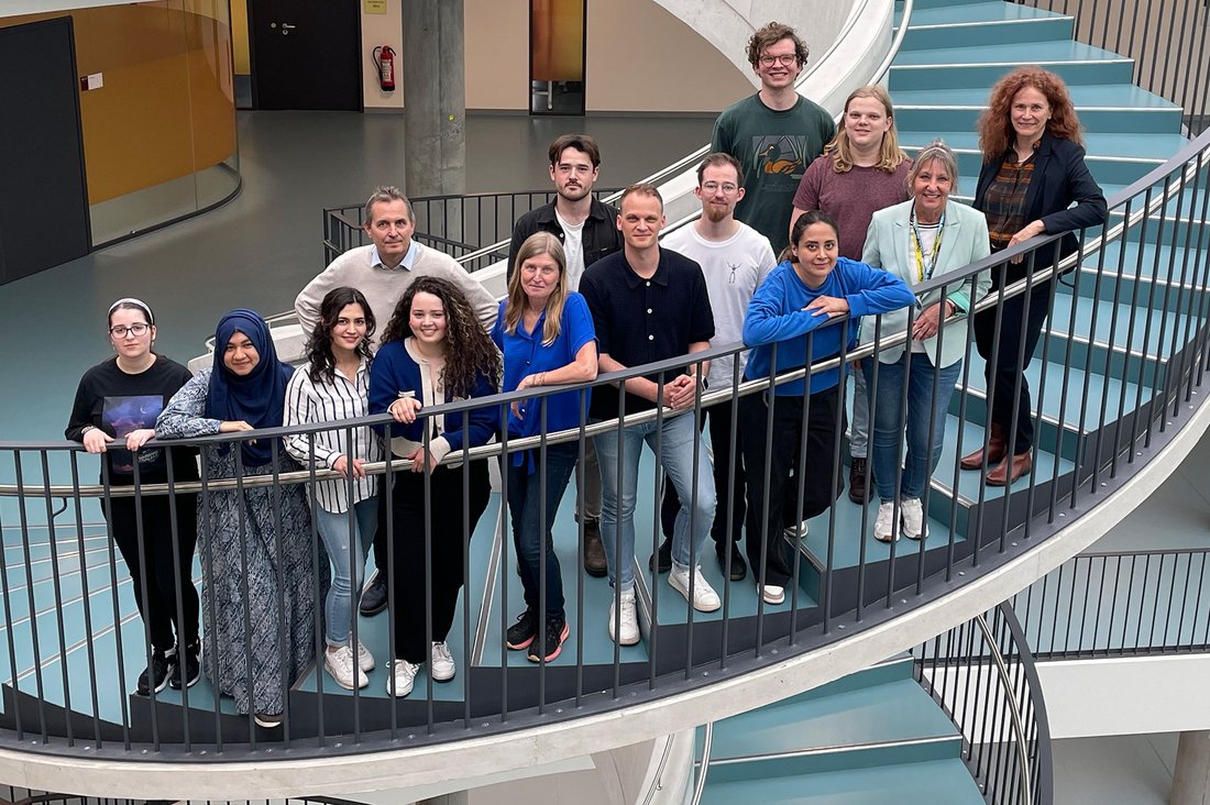 The student group and teaching staff.