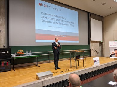 Prof. Dr. Joachim Weber, Rektor der DHBW Stuttgart 
