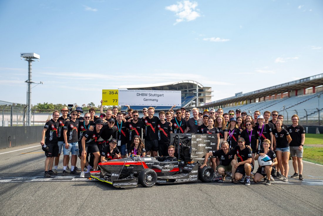 DHBW Engineering Stuttgart holt mit dem eSleek23 den dritten Platz in der Gesamtwertung der Formula Student Germany in Hockenheim