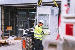 Neubau Technik - Anlieferung Windkanal