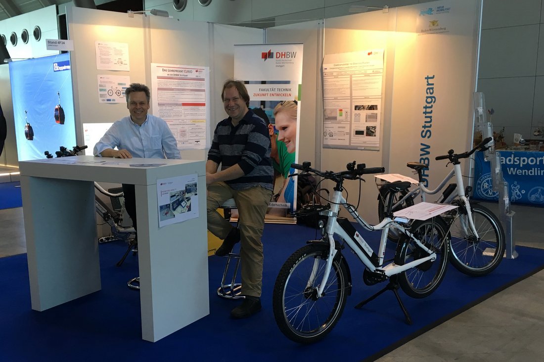 Messestand der DHBW Stuttgart bei der i-Mobility-Messe 