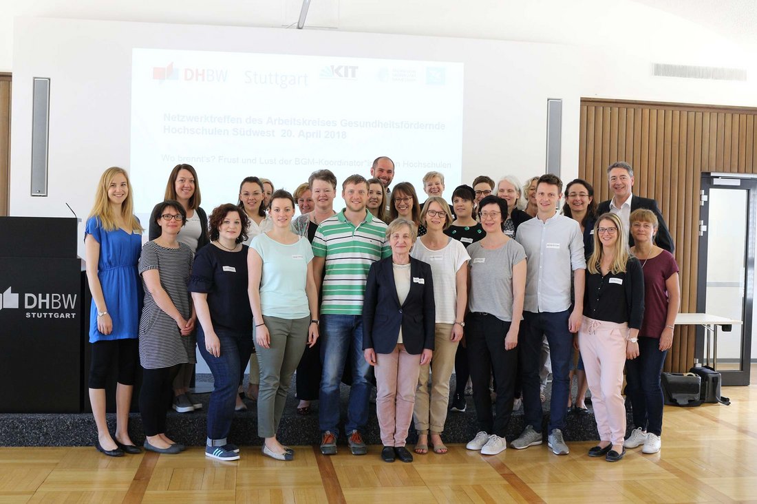 Netzwerktreffen der Gesundheitsfördernden Hochschulen Südwest an der DHBW Stuttgart