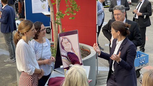 Prof. Dr. Martina Klärle, Präsidentin der DHBW, zu Besuch an der DHBW Stuttgart