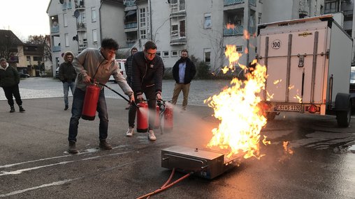 Brandschutzmanagement - Exkursion Feuerwehr Filderstadt