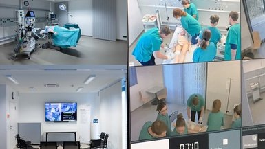 Interprofessionelles Training in den neuen Räumen des Stuttgarter Pädiatrie- und Patienten-Simulators (STUPS) 
