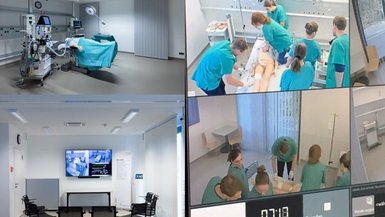 Interprofessionelles Training in den neuen Räumen des Stuttgarter Pädiatrie- und Patienten-Simulators (STUPS) Interprofessionelles Training in den neuen Räumen des Stuttgarter Pädiatrie- und Patienten-Simulators (STUPS)