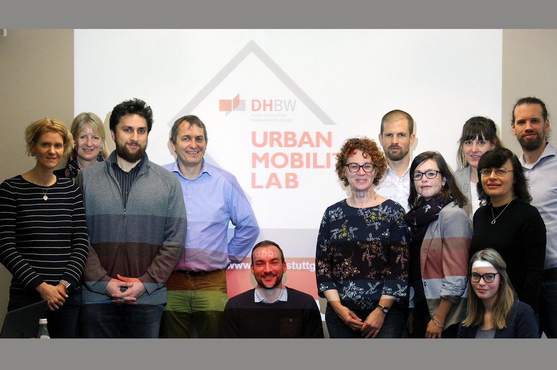 (v.l.n.r.) Prof. Dr. Andrea Honal (DHBW Mannheim), Annette Herzog, Alexander Jaensch (DHBW Mannheim), Prof. Dr.-Ing. Harald Mandel, Benjamin Oesterle, Prof. Dr. Vera Döring (DHBW Villingen-Schwenningen), Prof. Dr. Marc Kuhn, Judit Klein-Wiele, Lisa Raab, Henriette Stanley (DHBW Villingen-Schwenningen), Inna Avrutina, Daniel Grühn