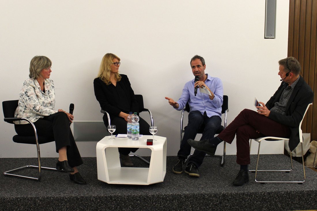 Christine Schöneberg, Verena Eickhoff, Dr. Mark Terkessidis, Heribert Krekel (Gleichstellungsbüro DHBW Stuttgart)