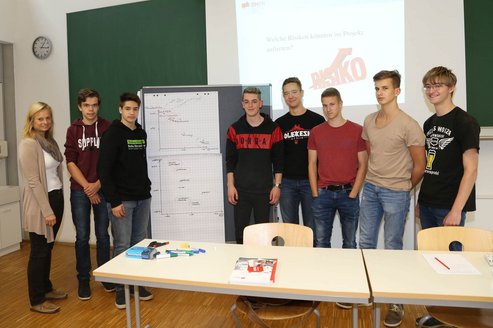 Gruppenbild bei der SIA Veranstaltung am Campus Horb