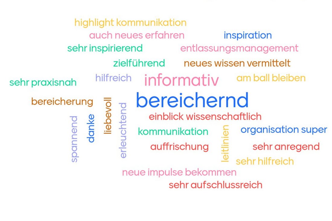 Mentiwolke beim Pflegesymposium