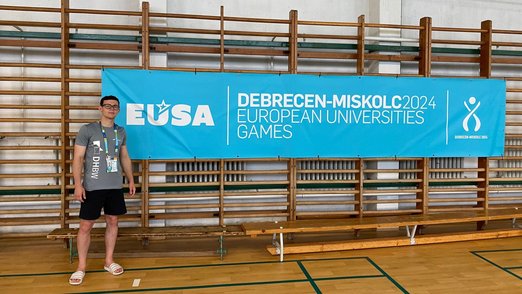 Robin Angerer bei den EUG 2024
