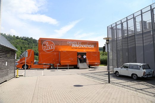 ifm-Truck am Campus Horb