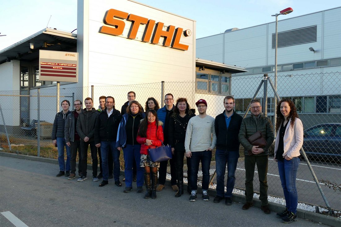 Förderverein besucht Dualen Partner STIHL. 