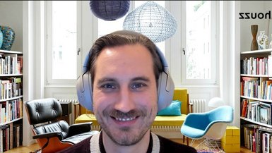 Johannes Ullrich, Mitarbeiter am ZDT Foto von Johannes Ullrich, Mitarbeiter am ZDT, aufgenommen während einer Videokonferenz.