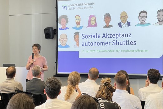 Keynote-Vortrag durch Nicola Marsden, Professorin der Hochschule Heilbronn