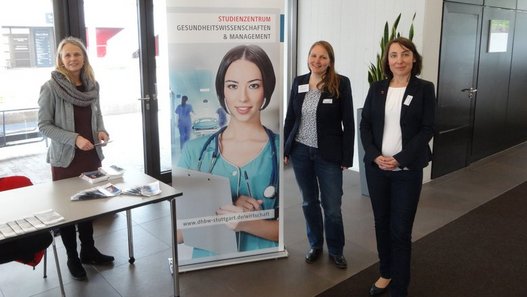 Stand des Studienzentrums für Gesundheitswissenschaften und Management der DHBW Stuttgart