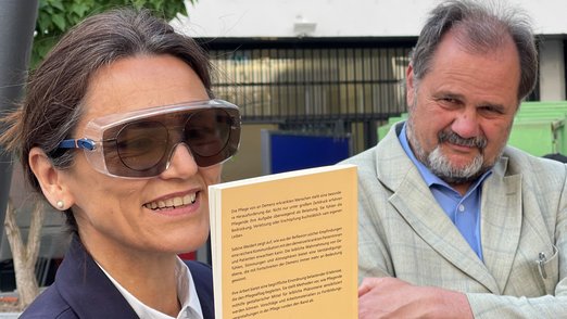 Prof. Dr. Martina Klärle, Präsidentin der DHBW, zu Besuch an der DHBW Stuttgart