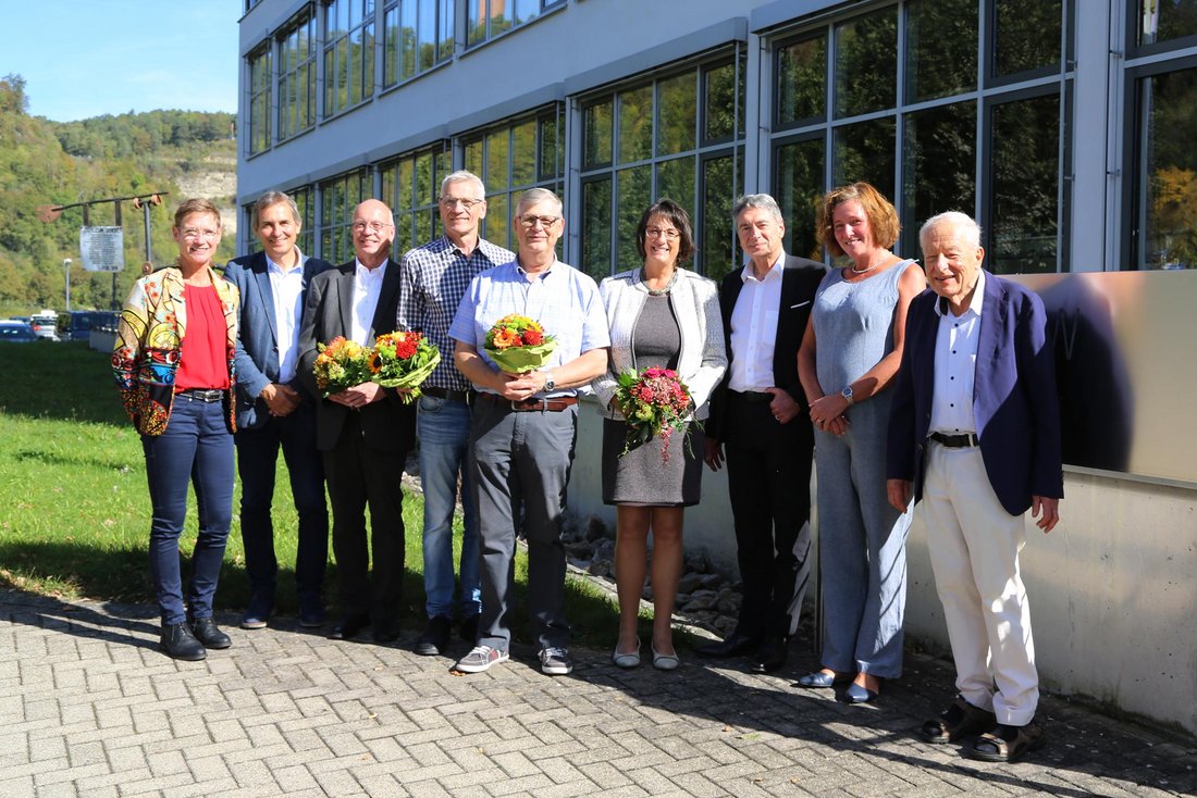 Prof.in Antje Katona, Prof. Dr. Harald Mandel, Prof. Dr. Jürgen Gundrum, Ulrich Schneider, Prof. Dr. Antonius van Hoof, Irene Straub, Prof. Dr. Joachim Weber, Sandra Gapp, Prof. Dr. Helmut Günther