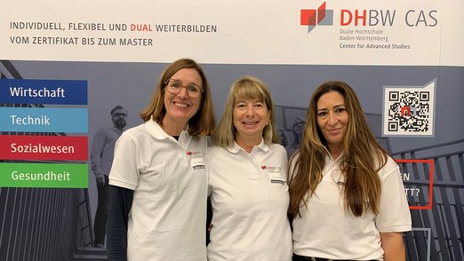 Tag des Dualen Masters 2023. Kolleginnen des Masterbüros