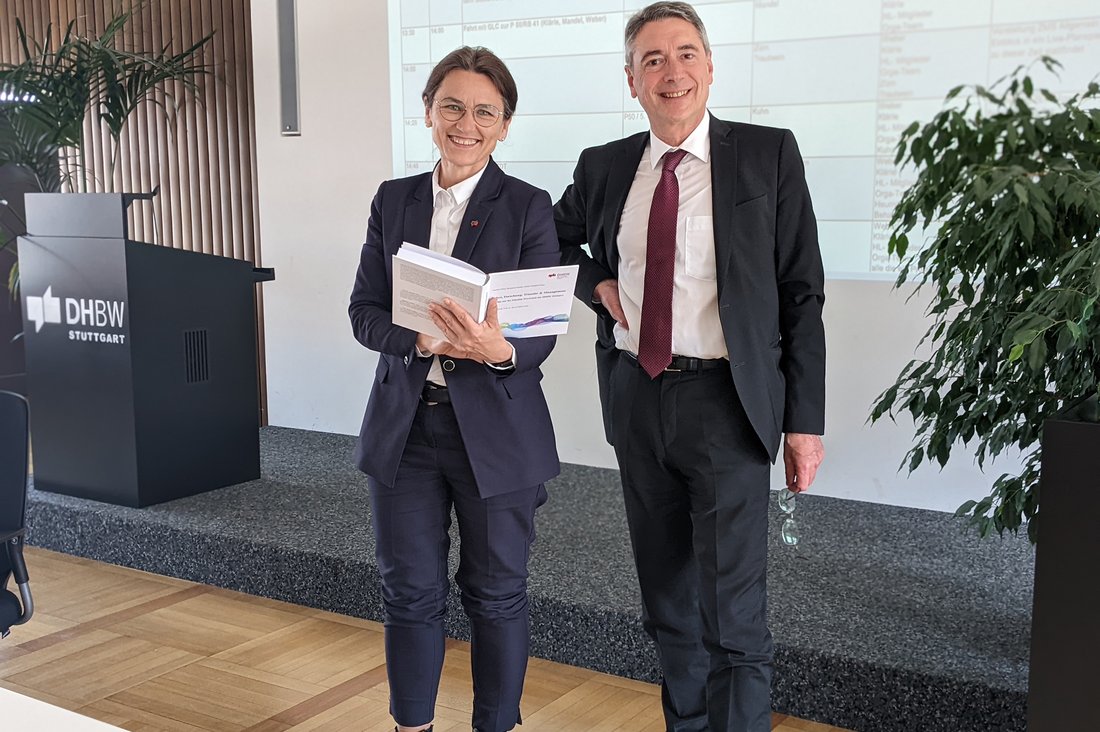 Prof. Dr. Martina Klärle und Prof. Dr. Joachim Weber