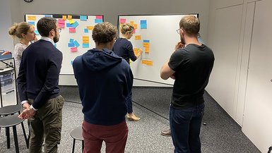 Themenlandkarte Digitale Transformation – Ein Workshop im neuen Kreativlabor vom ZDT