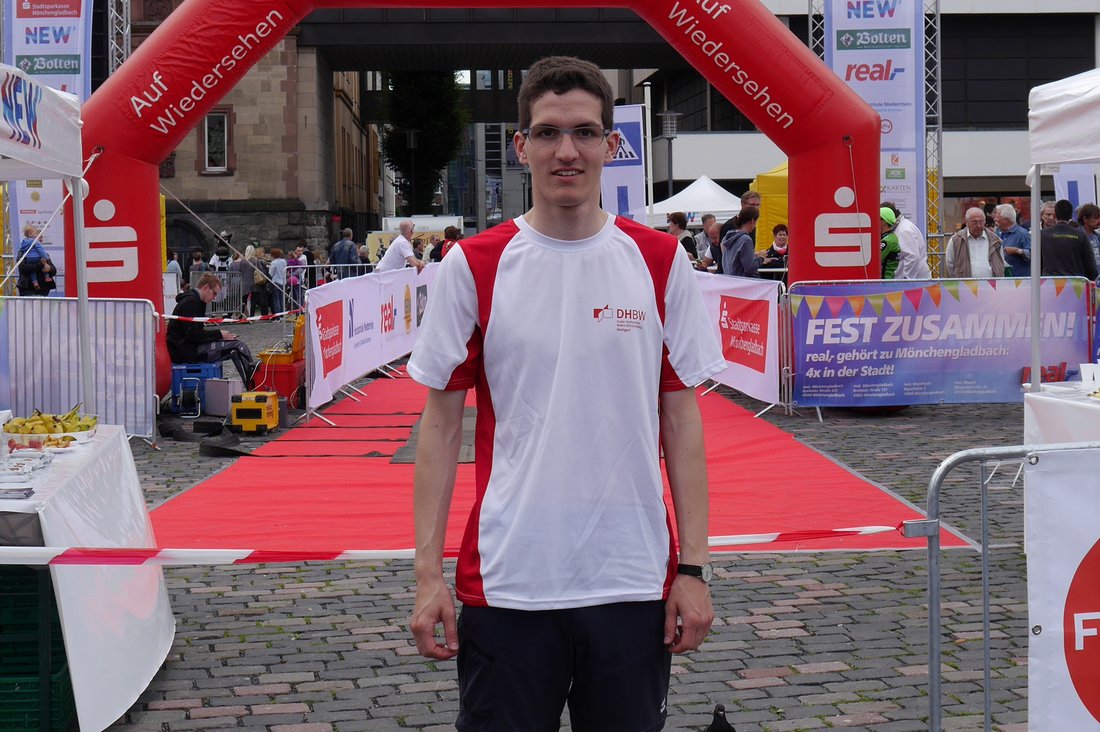 Julian Diehl bei den Deutschen Hochschulmeisterschaften im Triathlon