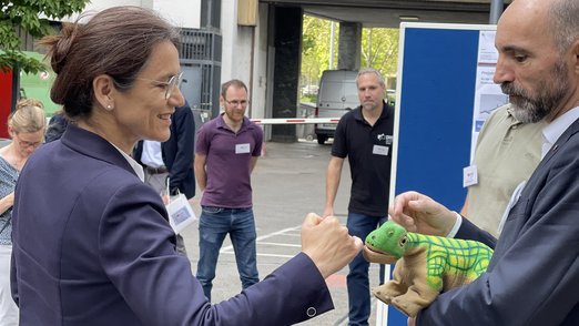 Prof. Dr. Martina Klärle, Präsidentin der DHBW, zu Besuch an der DHBW Stuttgart