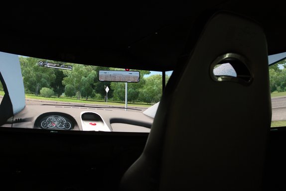 Details des Fahrzeugsimulators des ZEF