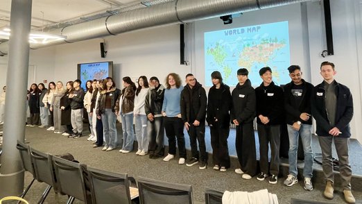Internationale Studierende bei den Welcome Days an der DHBW Stuttgart