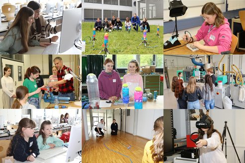 Impressionen vom Girls'Day am Campus Horb der DHBW Stuttgart