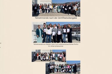 Erfolgreicher Abschluss der wissenschaftlichen Weiterbildungen im Wintersemester 24/25 Erfolgreicher Abschluss der wissenschaftlichen Weiterbildungen im Wintersemester 24/25
