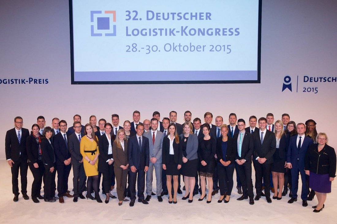 Teilnehmer und Teilnehmerinnen des Thesis Awards beim 32. Deutschen Logistik Kongress