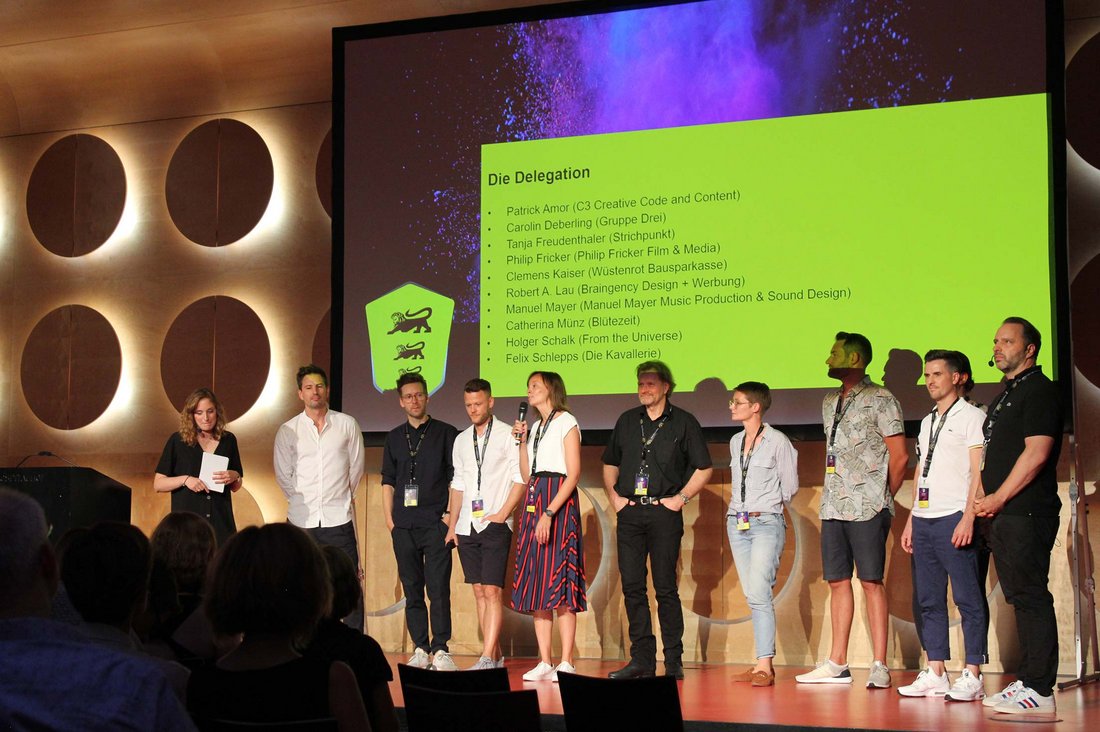 Die Stuttgarter Delegation beim Cannes Lions Report 2019