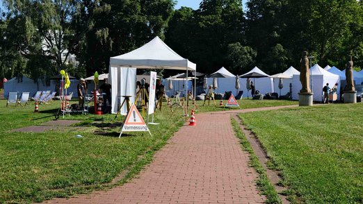 Pavillons der Stuttgarter Hochschulen im Stadtgarten