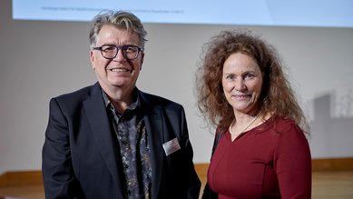 Prof. Dr. Uwe Swoboda und Prof. Dr. Beate Sieger-Hanus