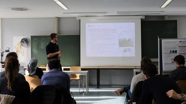 Präsentation der Studierenden des Studiengangs Maschinenbau