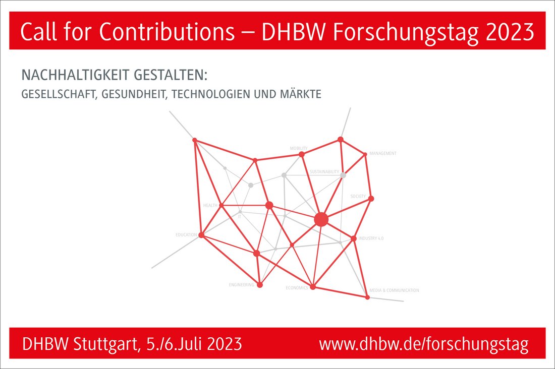Call for Contributions für den DHBW Forschungstag 2023 an der DHBW Stuttgart