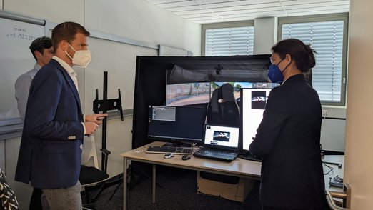 Prof. Dr. Martina Klärle, Präsidentin der DHBW, zu Besuch an der DHBW Stuttgart