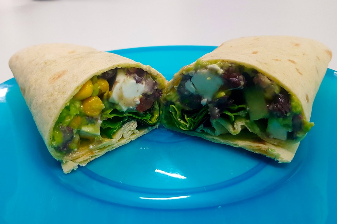 Gesunde Wraps beim Workshop zum Thema kalte Küche