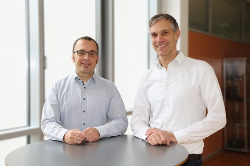Prof. Dr.-Ing. Michael Kornhaas und Prof. Dr.-Ing. Stefan Einbock