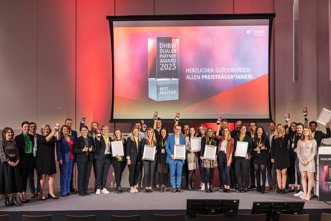 Die Gewinner des Dualen Partner Awards 2023