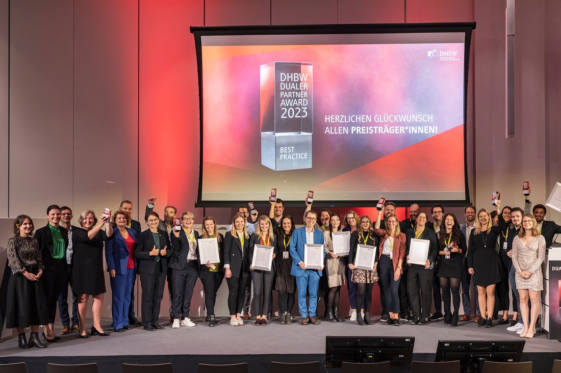 Die Gewinner des Dualen Partner Awards 2023