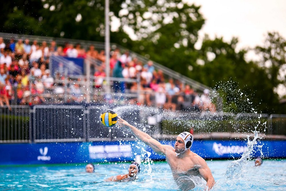 Tobias Bauer während des Spiels.